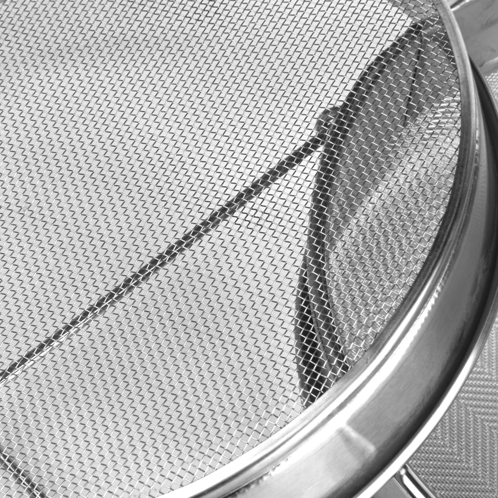 Honey Sieve, Stainless Steel Double Honey Strainer Filter Apiary Beekeeping Equipment With Adjustable Arms