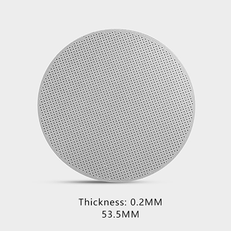 51/53/58mm filtr robić kawy wielokrotnego użytku siatka żaroodporna dzbanek robić kawy filtr robić ekspresu robić kawy robić uchwytu ekspresu robić kawy Puck ekran: zielone światło