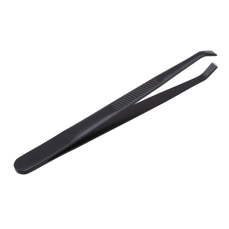1pc øjenbrynspincet i rustfrit stål med skrå spids øjne pincetclips til ansigtshårfjerning makeup-værktøj knibe en epiler