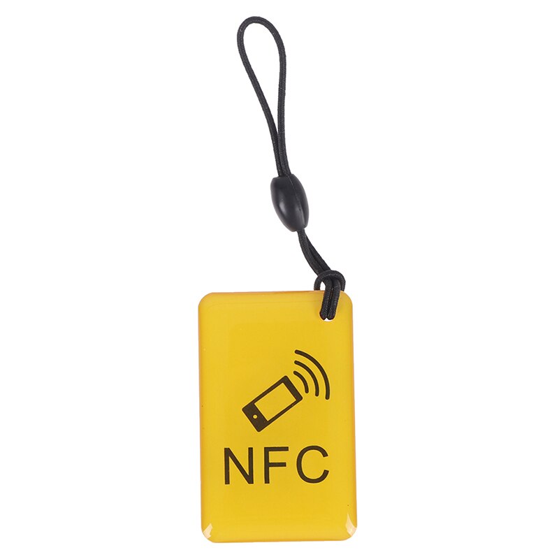 Nfc tags etiket ntag 213 13.56 mhz smart card til alle nfc aktiverede telefoner: Gul