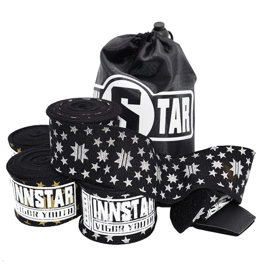 Handomslag i mexikansk stil lätt elastiska för boxning, kickboxning, muay thai, mma för kvinnor 3m / 5m med förvaringsväska