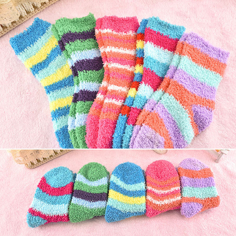 Korallen Vlies Neugeborenen Baby Socken freundlicher Baby Mädchen Junge Winter Socken Warme Weiche Kleinkind Kleinkind Socken freundlicher Sokken Skarpetki 0-3Y