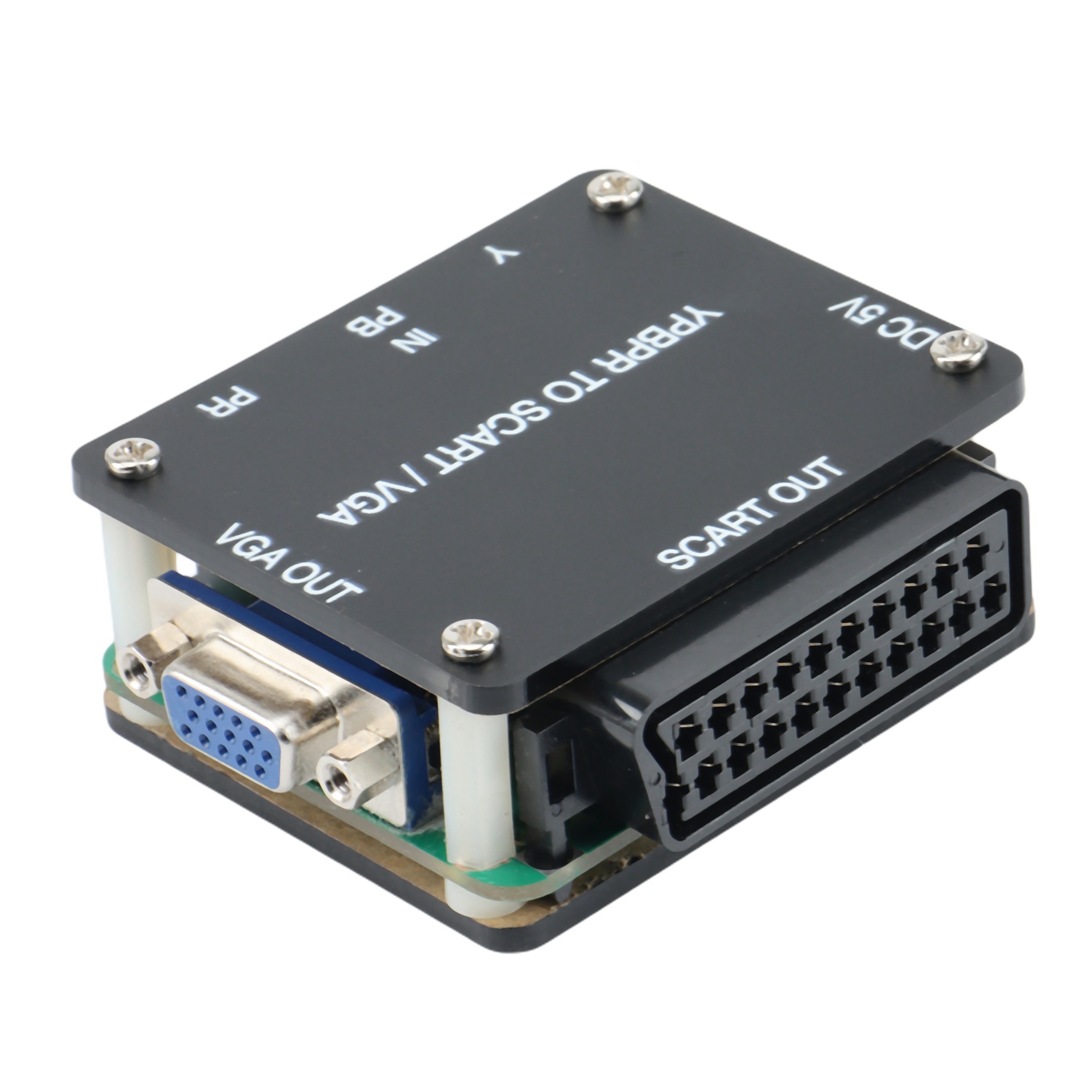 YUV ZU RGBS YPBPR zu SCART YPBPR ZU VGA Komponente Transcoder Konverter Spiel Konsole, RGBS zu Farbe Unterschied Komponente