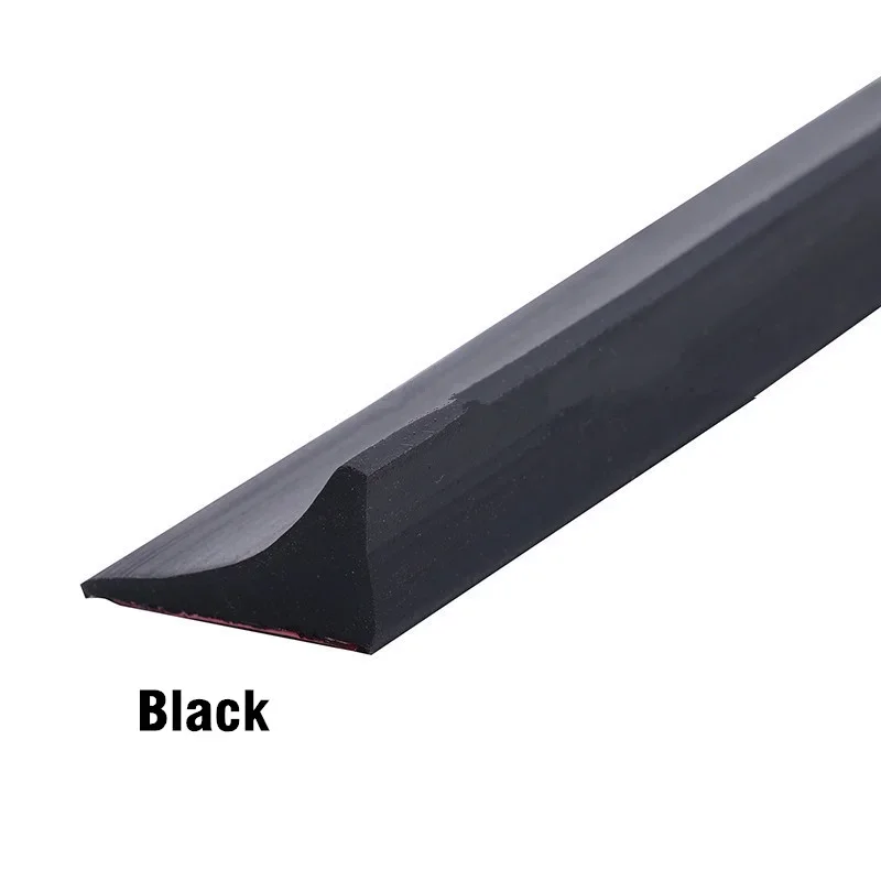 Schlecht Silikon Wasser Halte Streifen Dusche Blocker Damm Flut Barriere Trocken Nass Trennung Küche Arbeitsplatte Waterstop Streifen: Schwarz / 79mm
