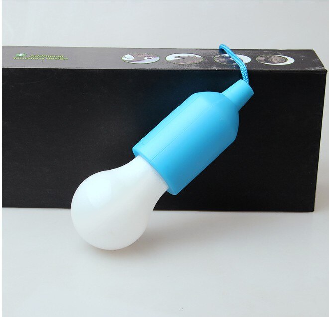 T35 mini przenośny sznur doprowadziło żarówka na wolnym powietrzu Stree oświetlenie ogród na kemping doprowadziło lampka nocna awaryjne 4 kolory: Niebieski