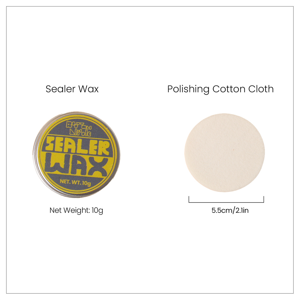 Boowan Nicole Jesmonite Sealer Wax Sets Elevate Color Natural Food Grade Sealer Wax for Concrete Gypsum Plaster: light yellow