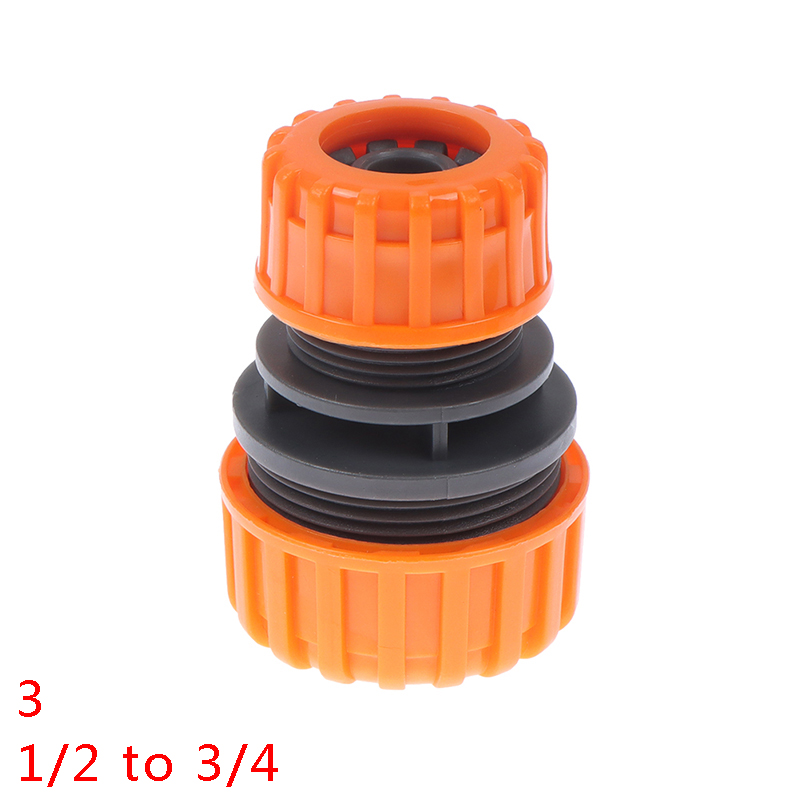 Conector rápido de manguera de riego de jardín, adaptador de junta de acoplamiento de 1/2 &quot;y 3/4&quot;, Conector de Agua ה נה ה: A3
