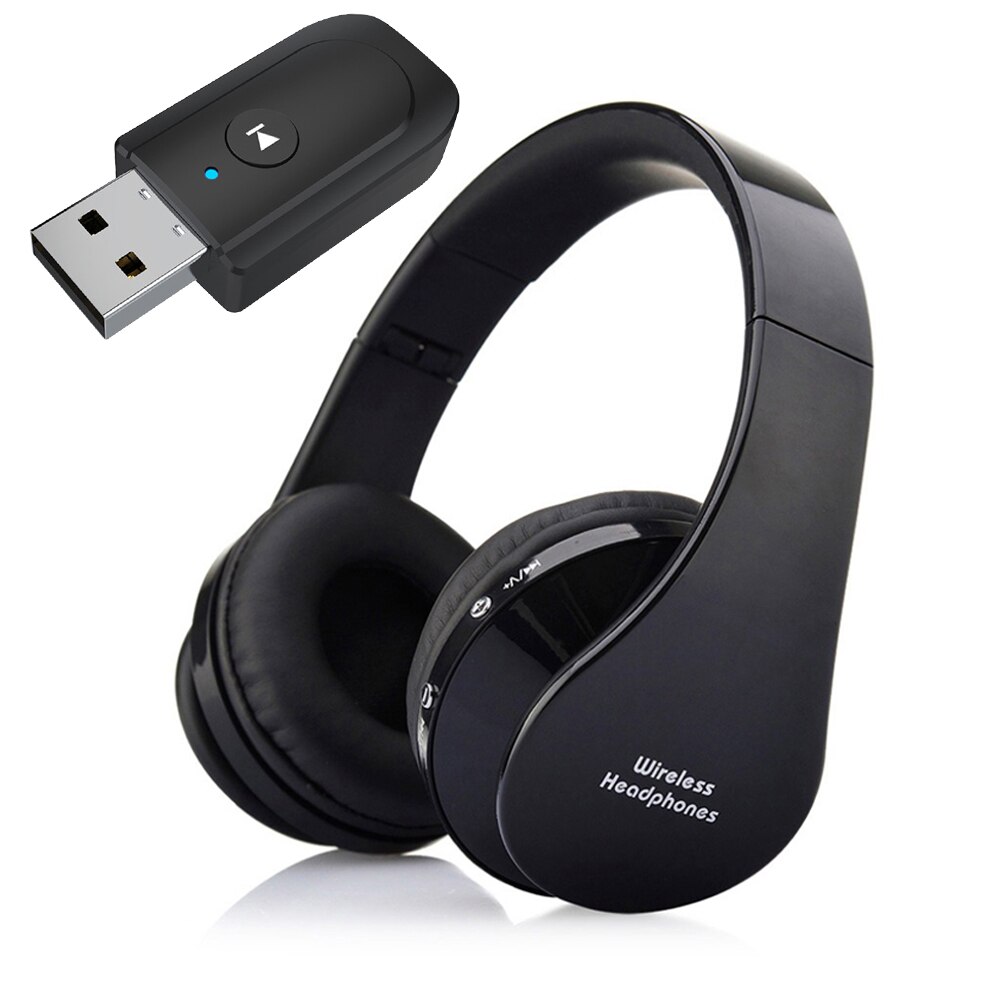 FLOVEME Bluetooth Headphone with Mic Computer TV PC Phone Laptop Tablet Game Wireless Headset Noise Reduction Phone Music Helmet: Black launcher