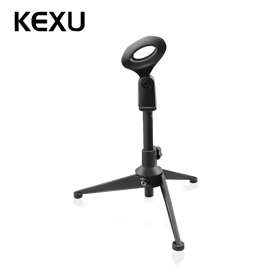 KEXU WS858 wireless microphone condenser karaoke mic bluetooth radio mikrofon mikrafon studio recording studio Mic: Microphone hold
