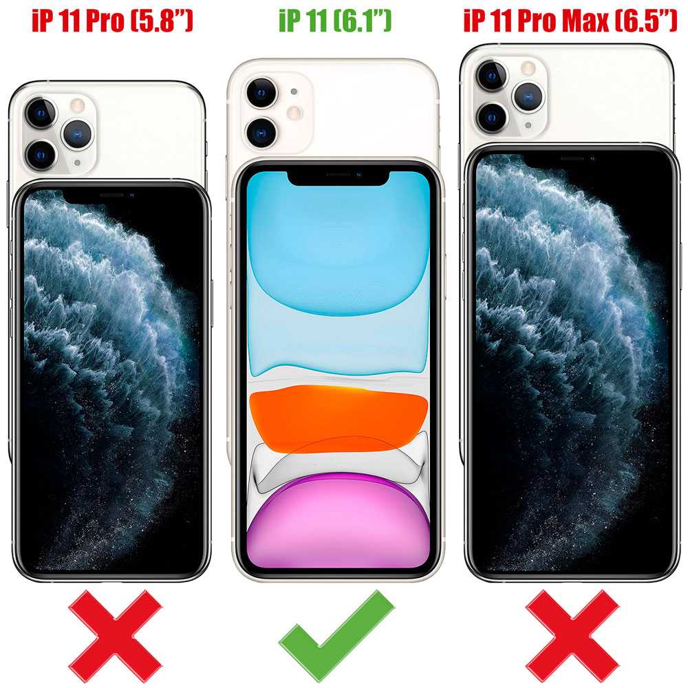 TPU Hülle 360 Grad Handyhülle für Iphone 11 Klar Schutz Schutzhülle Displayschutz Full Cover Vorne+Hinten Silikon Gel