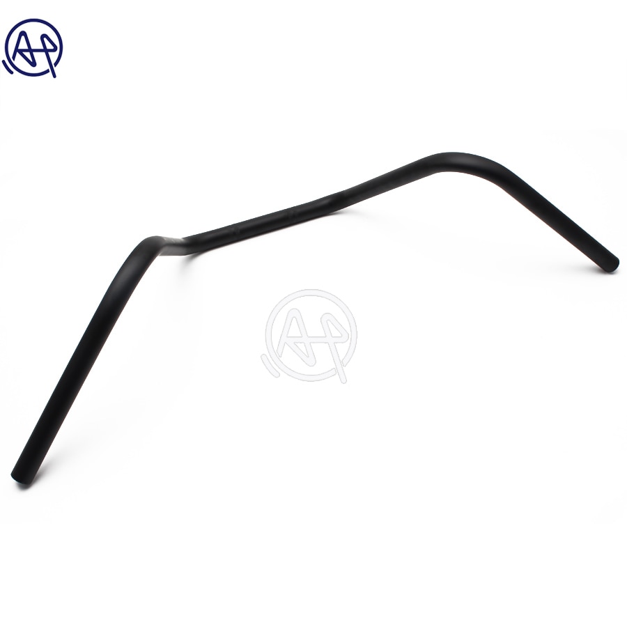 22MM 7/8" Motorcycle High Rider Steel Handlebars Bars Chrome/Black For Honda Kawasaki Suzuki Harley Chopper Bobber Cafe Racer