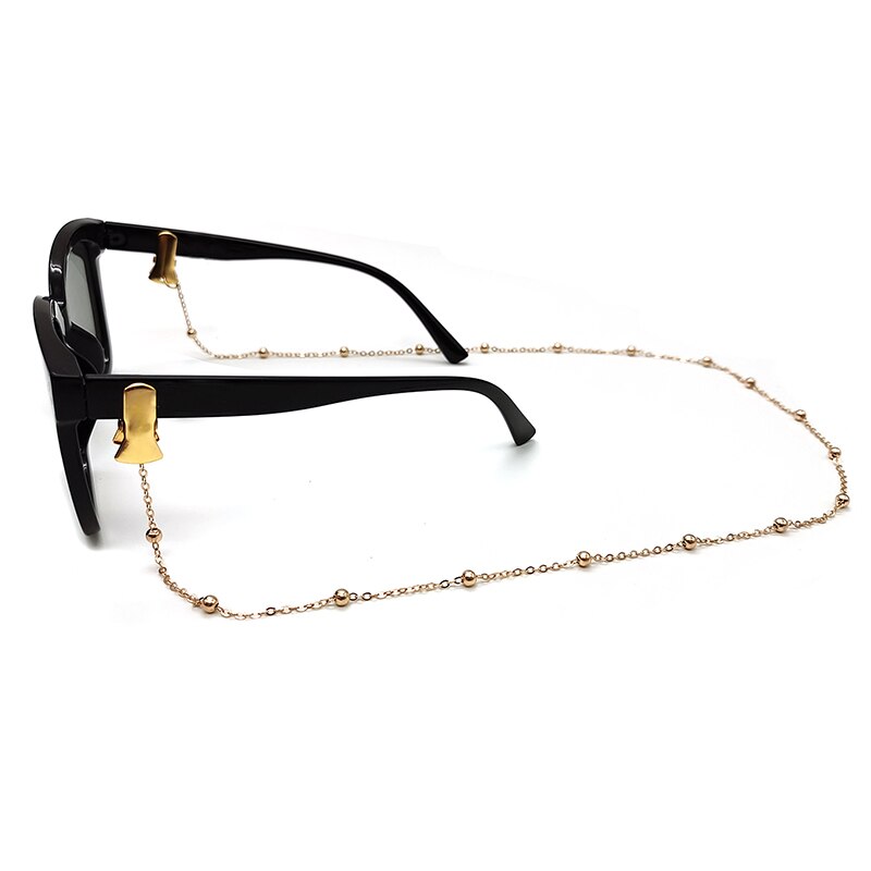 Porte-lunettes avec chaîne de suspension, 1 pièces, corde de suspension pour masque, collier, ajustable, sans trace, corde de suspension pour oreilles, deux Clips pour femmes
