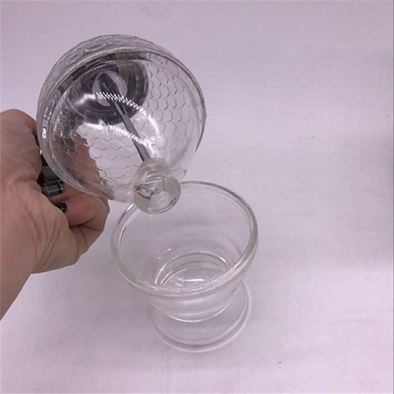 Distributeur de miel Pot conteneur tasse de jus sirop bouilloire cuisine support de gouttes d'abeille Pot de rangement Portable