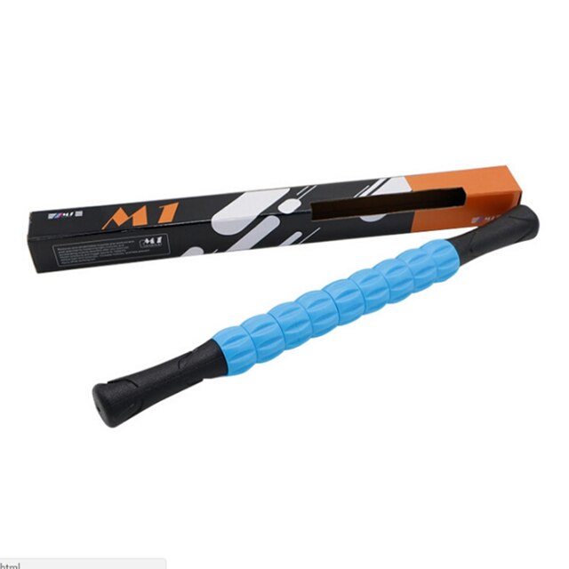 Eckzahn Muskel Zervikale Faszie Entspannung Massage Stock Taille Rolle Bein Yoga Wolf Zahn Igel Ball Arm rollen: Blau