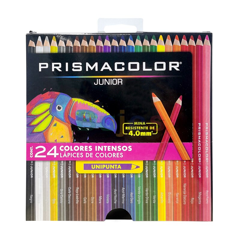 USA Prismacolor Junior colored pencil Assorted Colors,12/15/24/36/48 Pack Beautifully crafted with high wood, non- toxi
