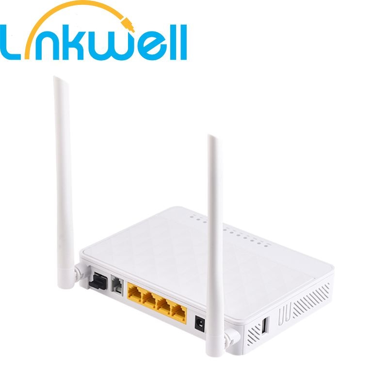 Optical Network Unit ONU ONT OLT EPON GPON 1GE+3FE+VOICE+2.4G WIFI+1USB SC APC SC UPC Interface English Version BT-601GB