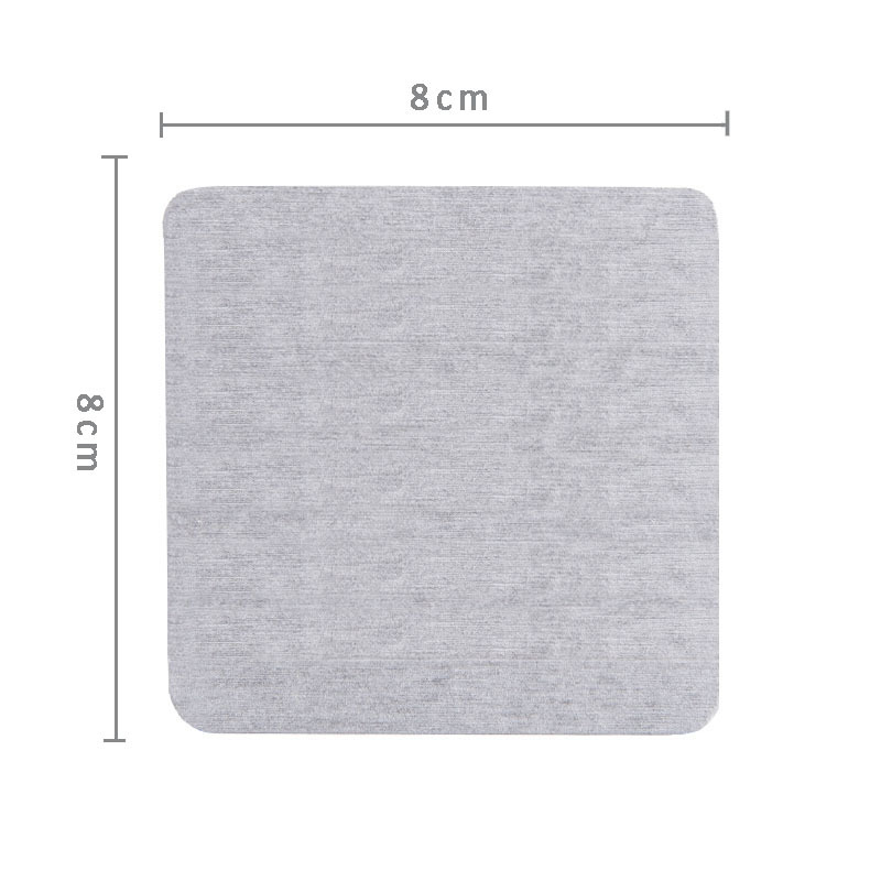 Diatom Mud Water Cup Mat Tableware Mat Tooth Cup Mat Household Kitchen Bathroom Water Absorption And Insulation Mat: Light Grey