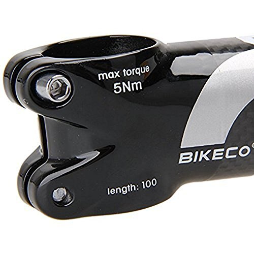 Bikeco cykel kolfiberstyrstam 3k blank superlätt kolfiber+aluminiumlegering cykel mountainbike styrstång