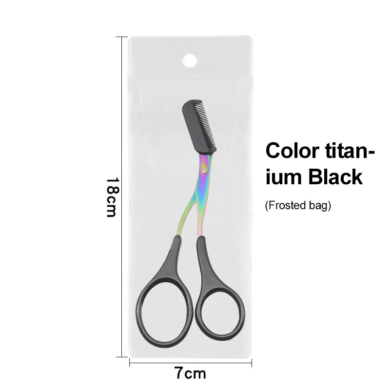 Rasoir en acier inoxydable avec peigne amovible, outils de maquillage, ciseaux tondeuse à sourcils, épilateur, cosmétiques: B1