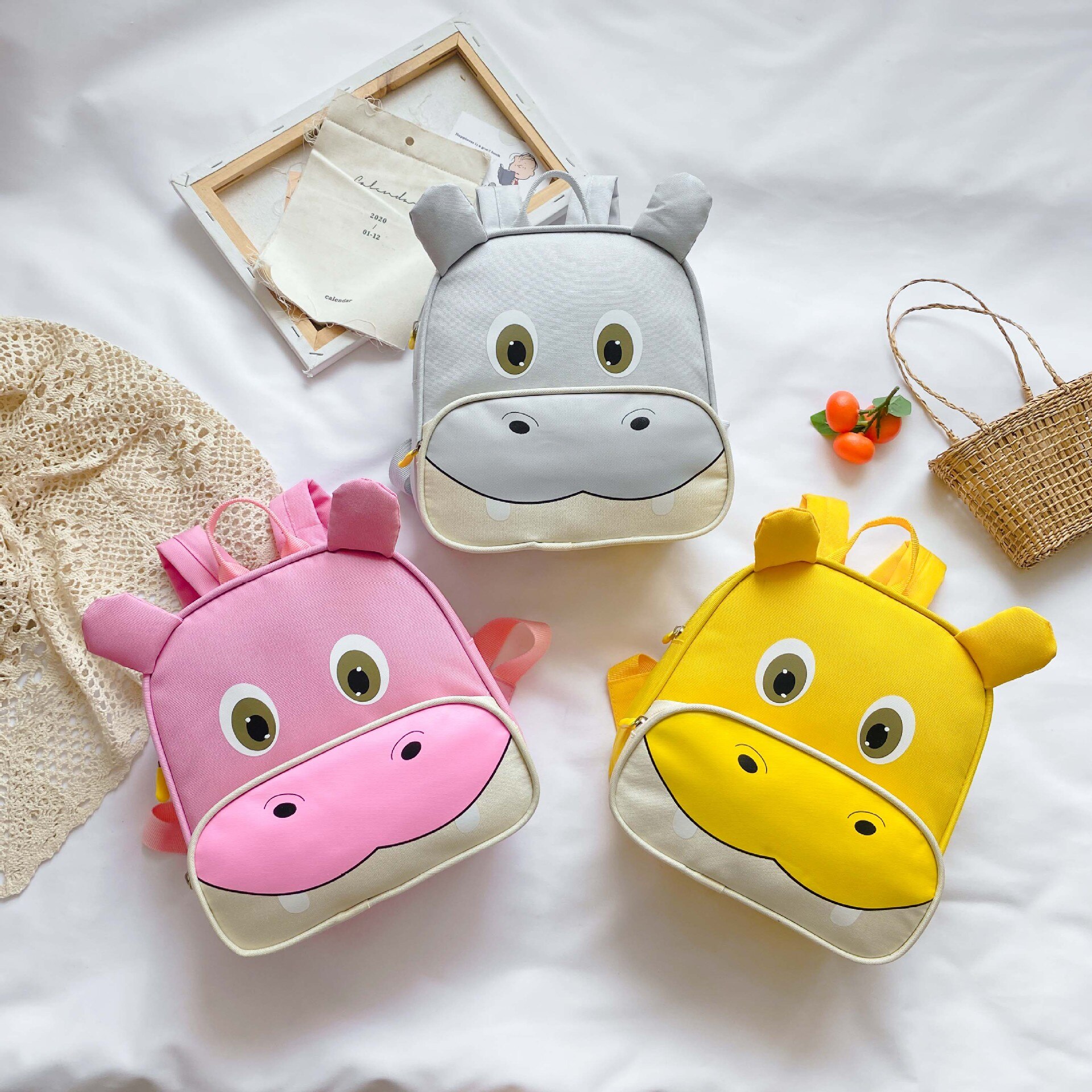 Mochila Escolar con dibujos animados para niños, morral Escolar con dibujos animados, Plecak Szkolny zoo