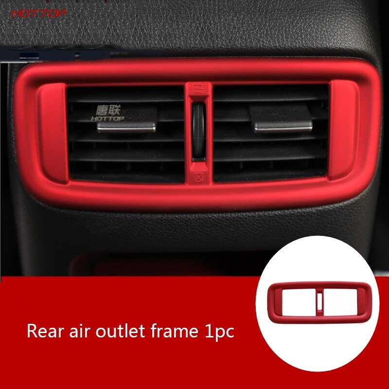 Para Honda CRV CR-V MODIFICACIÓN DE Interior Rojo accesorios de decoración conjunto completo de pegatinas de suministros de coche: F red 1PC