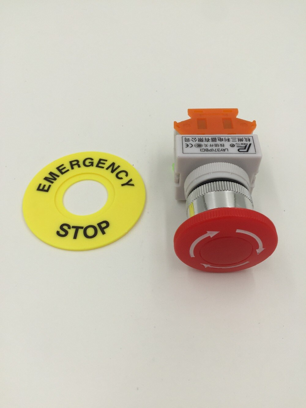 Pulsante Interruttore Emergenza Rosso - DPST 660V 10A Con Fungo - Foto 6