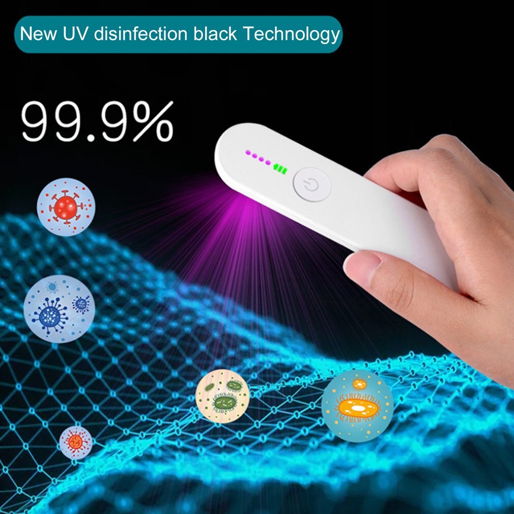 Disinfection UV Sterilizer Lamp Uv Light Sterilizer Portable Light Rechargeable Disinfection Bacteria Sanitizers