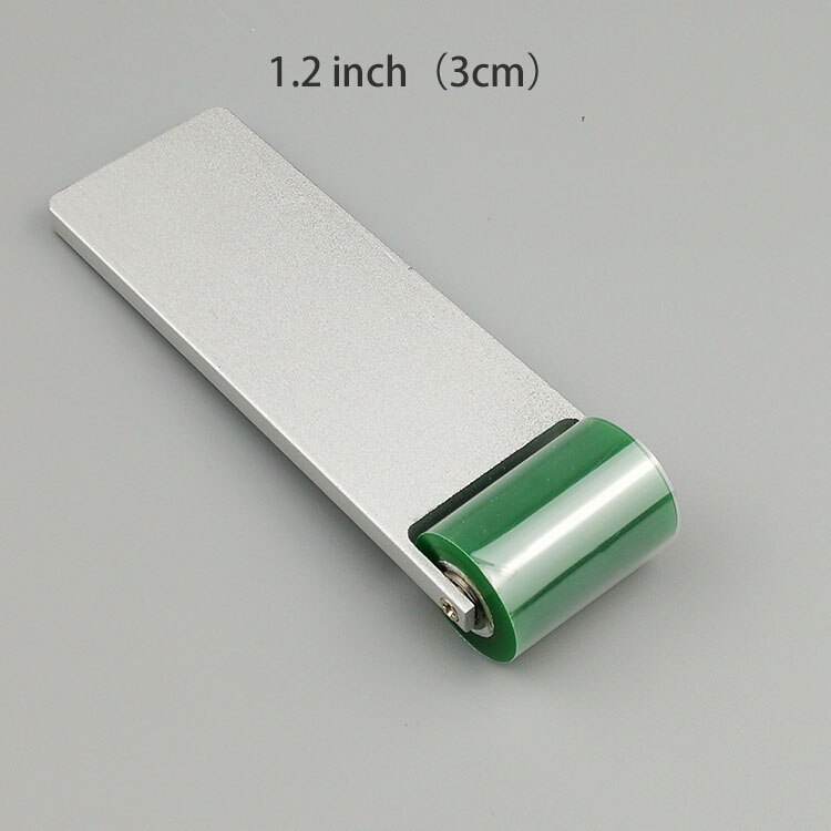 1PCS Dust Removal Sticky Silicone Roller Anti-Static Roller Brush Manual Cleaner Phone Repair Tool Handle: Aluminum 1.2inch