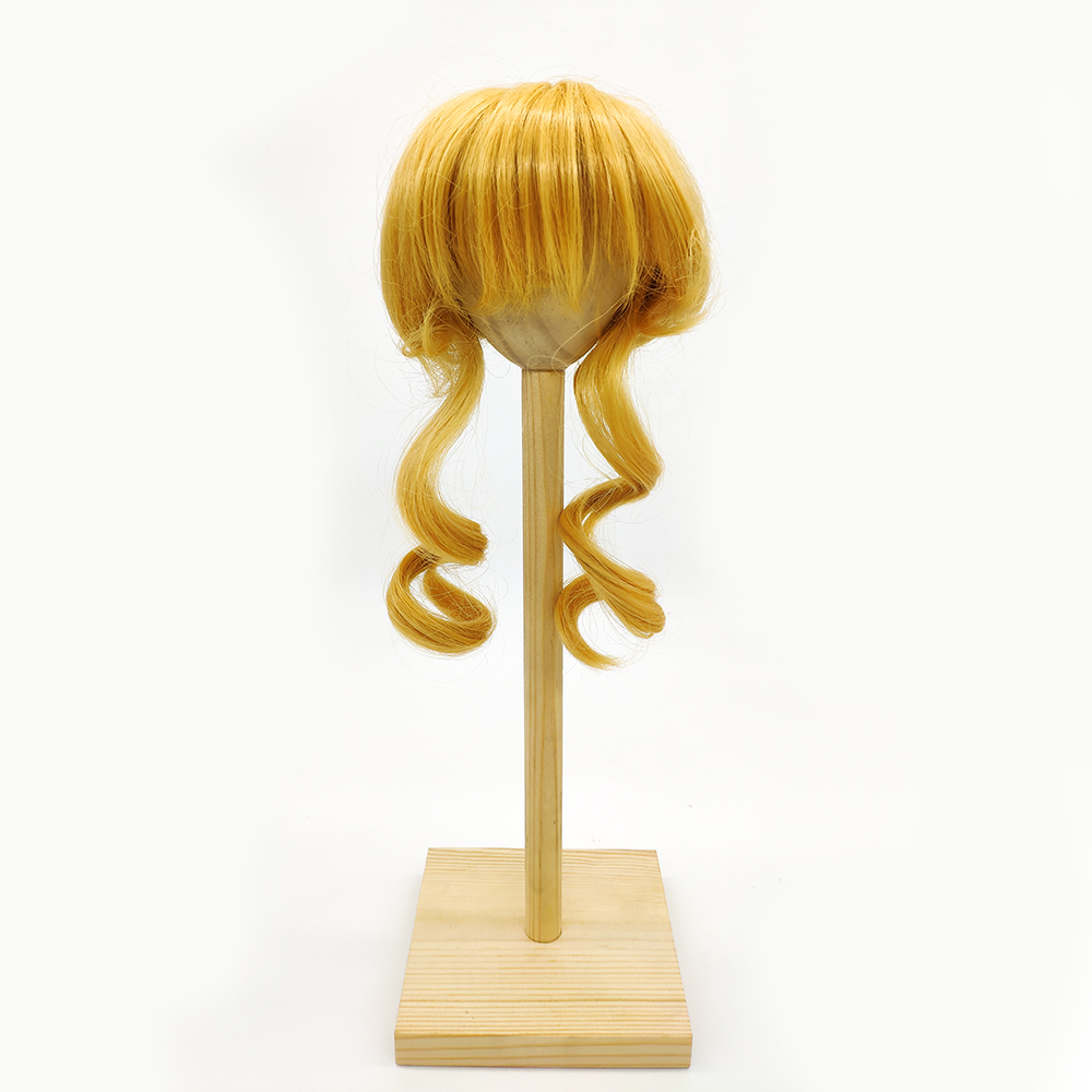 1/3 30-35 cm bricolage BJD SD MSD bouclés produit fini poupée perruques longs brun haute température fibre cheveux pour poupées accessoires: Or