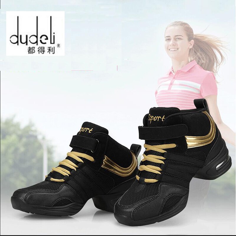 sport caractéristique semelle extérieure souple souffle danse chaussures baskets pour femme pratique chaussures danse moderne Jazz chaussures Discount haute chaussure
