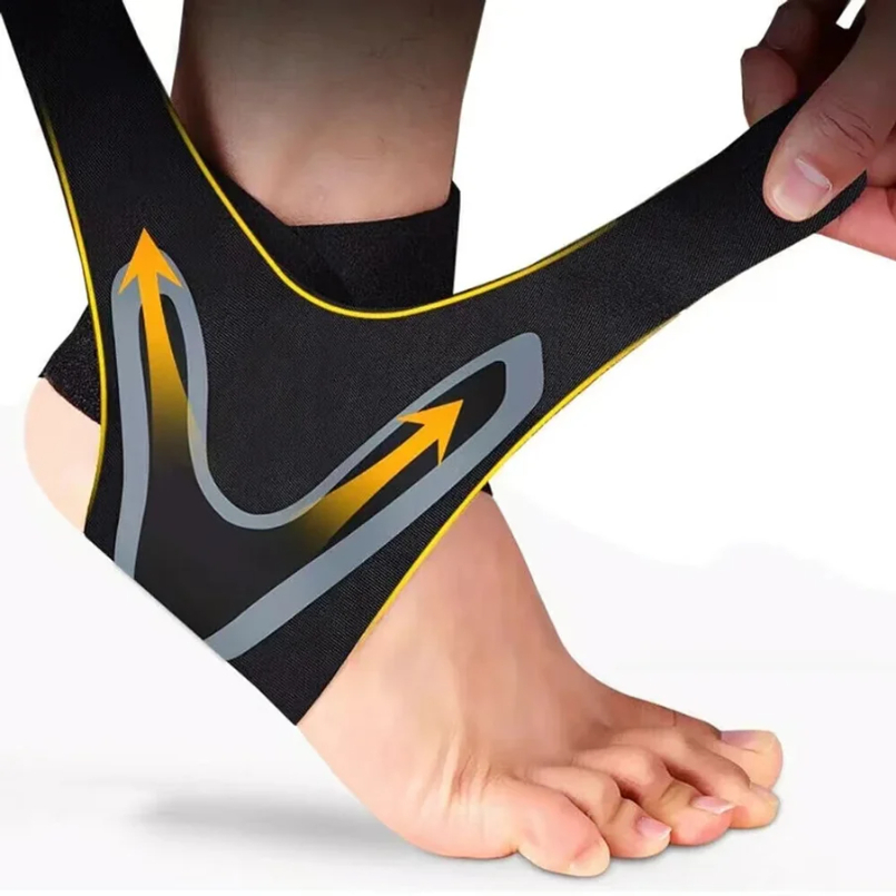 1 pc ankelstøtte kompressionsærme elastisk fodbandage beskyttende wrap sportssokker