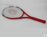 Carbon fiber Aluminium erwachsene kind ausbildung spiel unterhaltung tennis schläger schock brechen wind: Rot