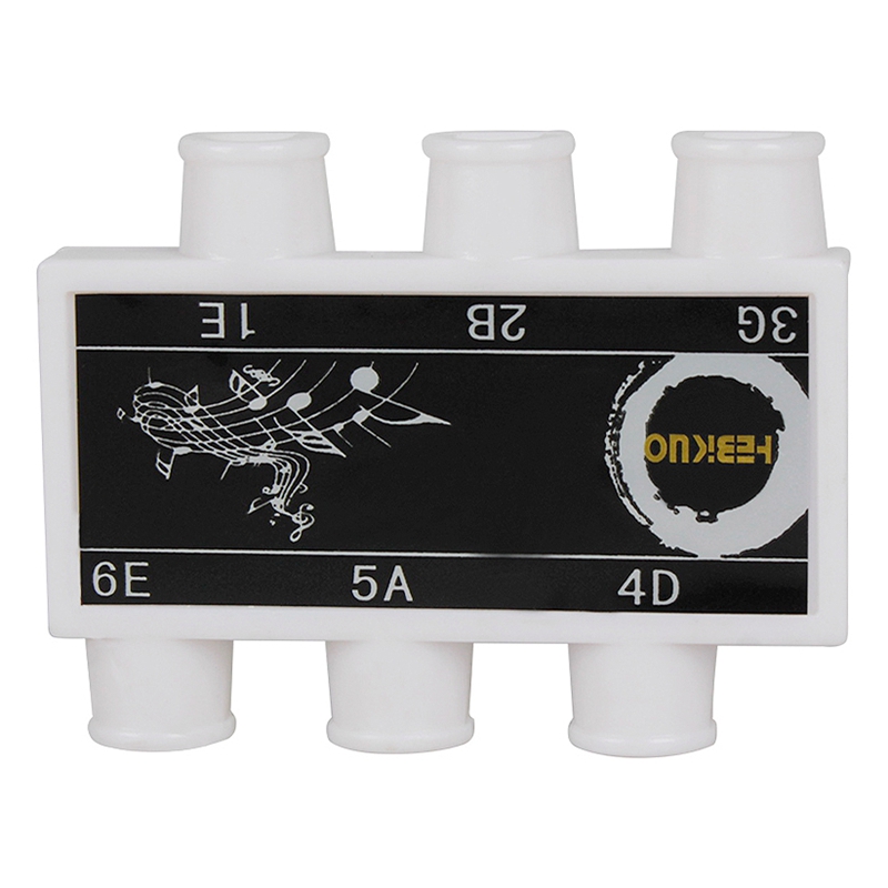 1Pc Pitch Pipe Tuner Acoustic Guitar String Tuning Plastic Lauren Gitaar Stemfluit-E-A-D-G-B-E: Default Title