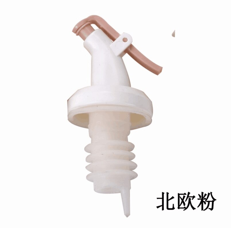Accesorios de cocina, tapón de plástico para botella de aceite de alimentaria, boquilla a prueba de fugas, dispensador de licor, utensilios de vertedor, utensilios de cocina: pink