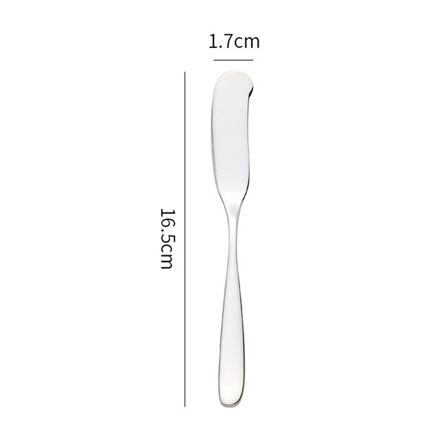 Premium 18/8 Stainless Steel Cheese Spreader, Hand Forged Butter Knives, Kitchen Tools: Silver