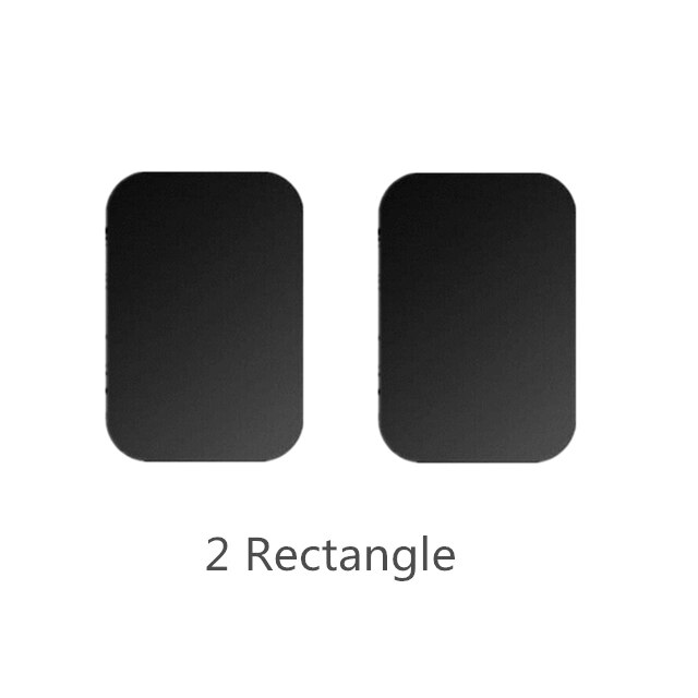 Syrinx Metall Platte Magnet Handy, Mobiltelefon Ständer Universal- Ersatz Metall Platte Bausatz Mit Klebstoff Für magnetisch Wagen montieren praktisch Halfter: 2Rechteck
