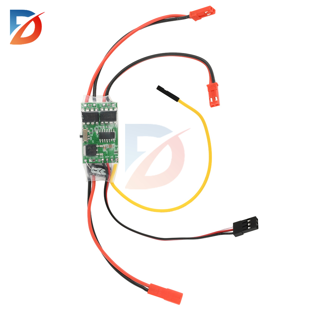 Brushed ESC module dual bidirectional ESC brushed ESC speed controller 2S 3S lithium battery 5A FOR model ship tank RC model