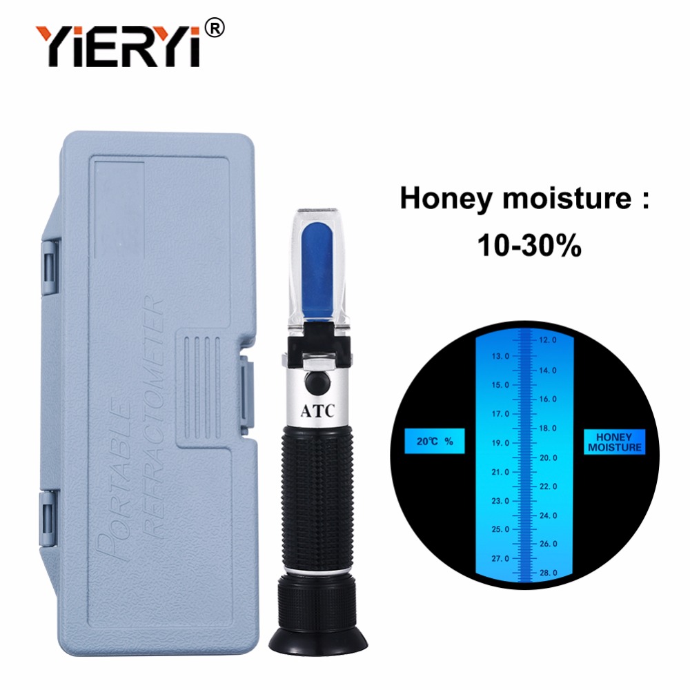 Yieryi Hand Held 10-30% Water Honing Refractometer Met Kalibratie Atc Refractometer Honing Vocht Meter