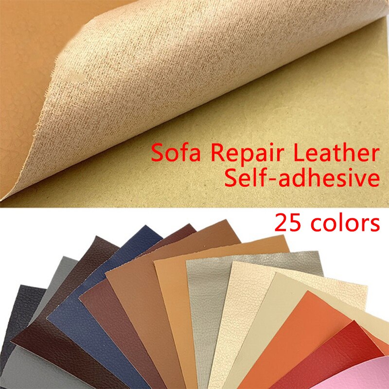 Litchi pu couro sintético 50x137cm, litchi auto adesivo falso couro tecido para costura saco de laço broches sofá carro material diy