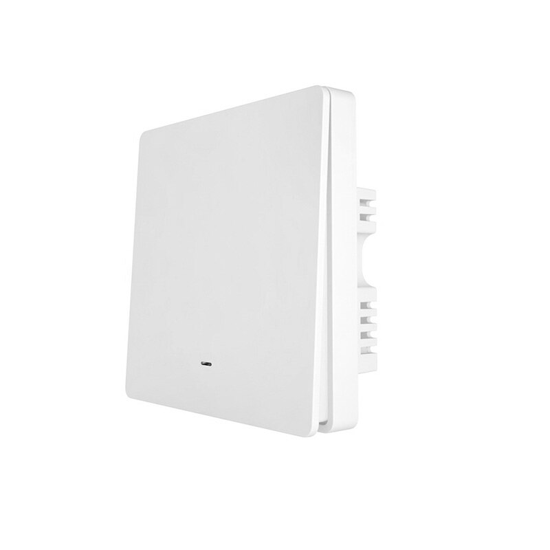 2.4G Smart Wall Switch Single Live Wire No-Neutral Line Smart Switch APP Control Remote Control Bluetooth Control