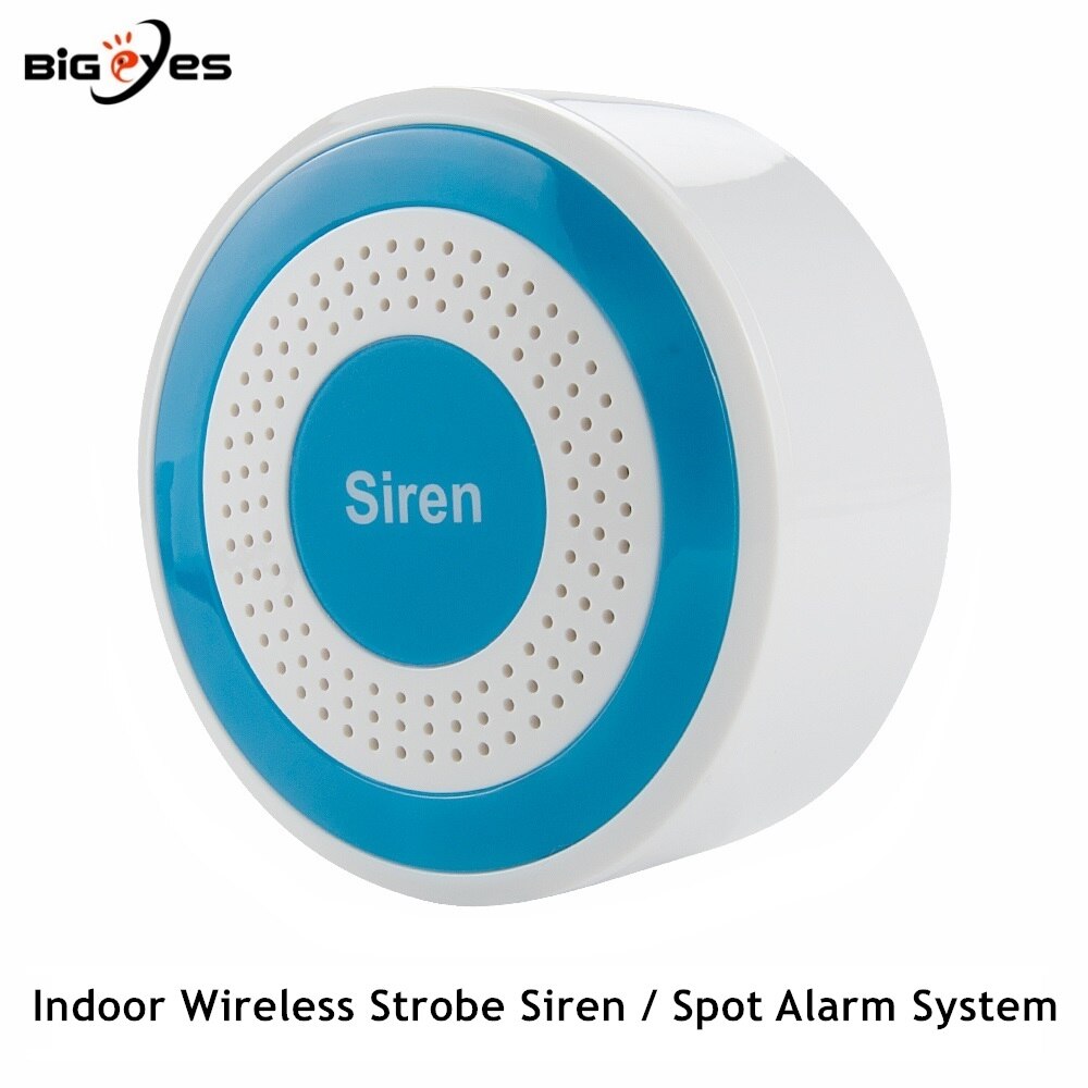 Pg106 pgst wifi gsm grrs draadloos alarmsysteem wifi inbraakbeveiliging alarm kit app-bediening voor android en ios smartphone: Draadloze sirene