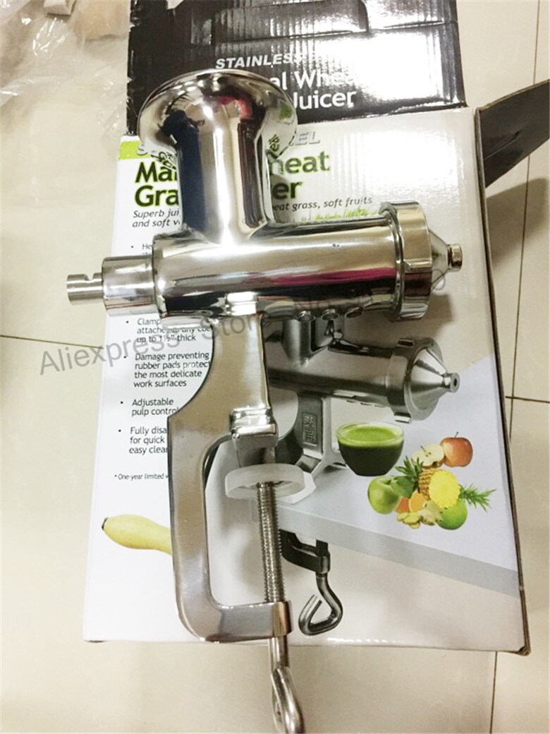Juice Extractor Wheat Squeezer with High Juice Yield Hand-Operated Squeezer Food Tool Fuite Juicer Presser
