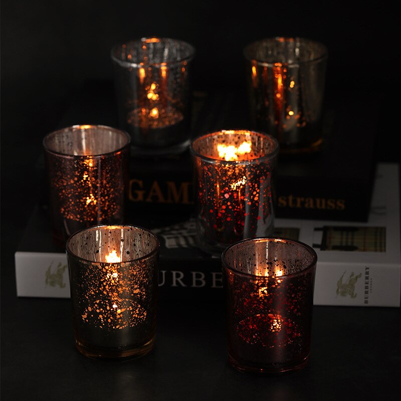 Starry Candle Cup Valentine's Day Romantic Handmade Scented Candle DIY Glass Container Candle Cup Empty Cup Candle Tools