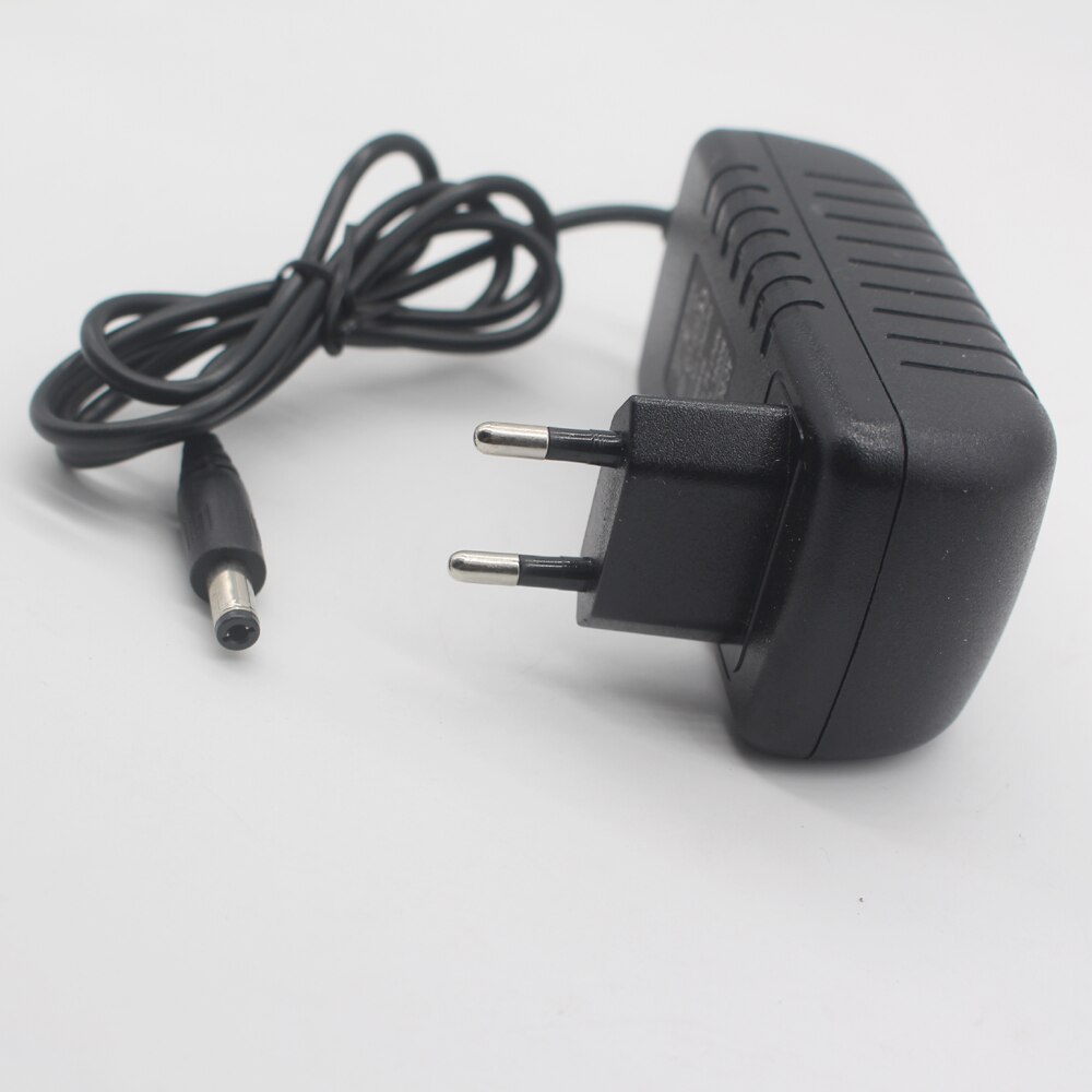 12V 2A Voeding met Lichtbescherming, Waterdichte Voedingsadapter, Wandgemonteerde AC DC-adapter voor Monitor (EU-stekker