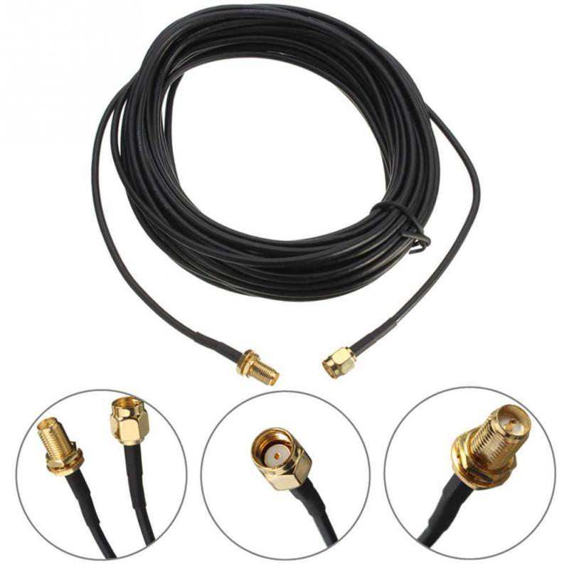 RP-SMA WiFi Antenna Extension Cable Male Female Wire RG174 Coaxial Line Stable Signal Wireless Routers And PCs Universal 50 ohms
