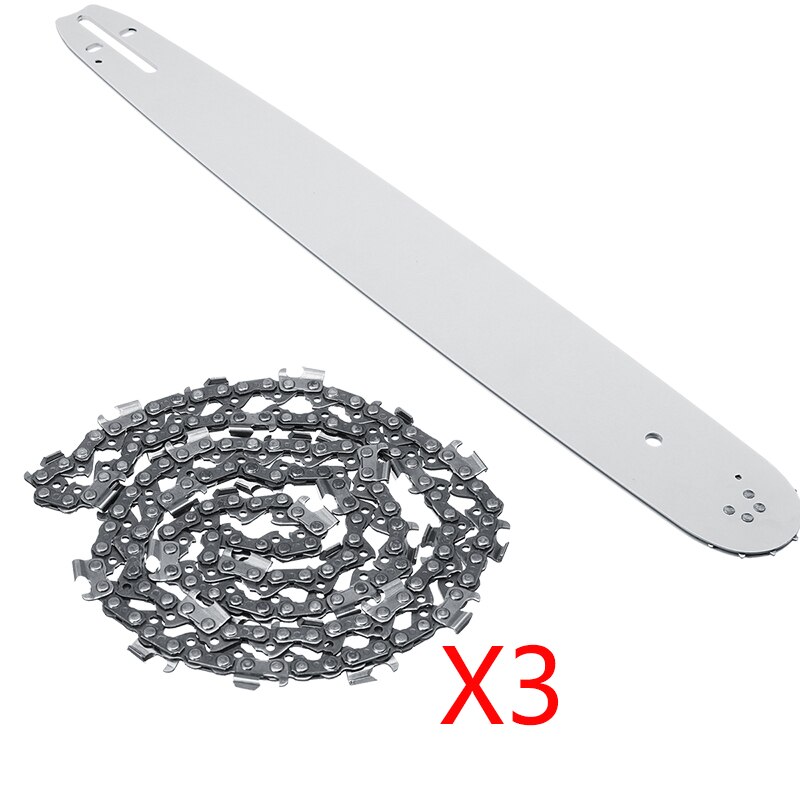 20 Inch Chainsaw Guide Bar with 3pcs Saw Chain 3/8 72DL 63" For STIHL MS290 MS291-310-340-360-380-391-440