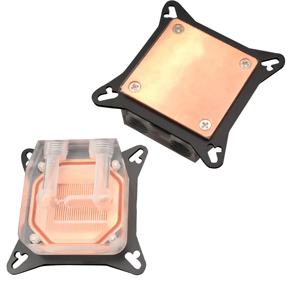 GPU Water Block Cooling Double Channel of Copper Column Video Graphics Card Water Cooler Radiator 0.4mm For AMD W40