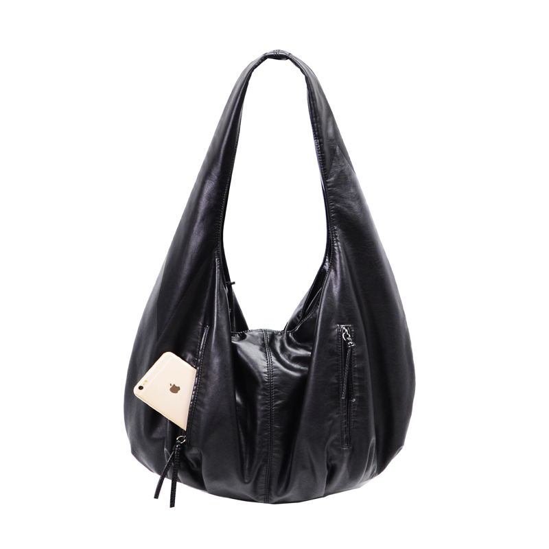 große kapazität Handtaschen Große Frauen Tasche gewaschen pu Leder Casual Weibliche Taschen Spanisch Schulter Taschen Damen handtasche sac