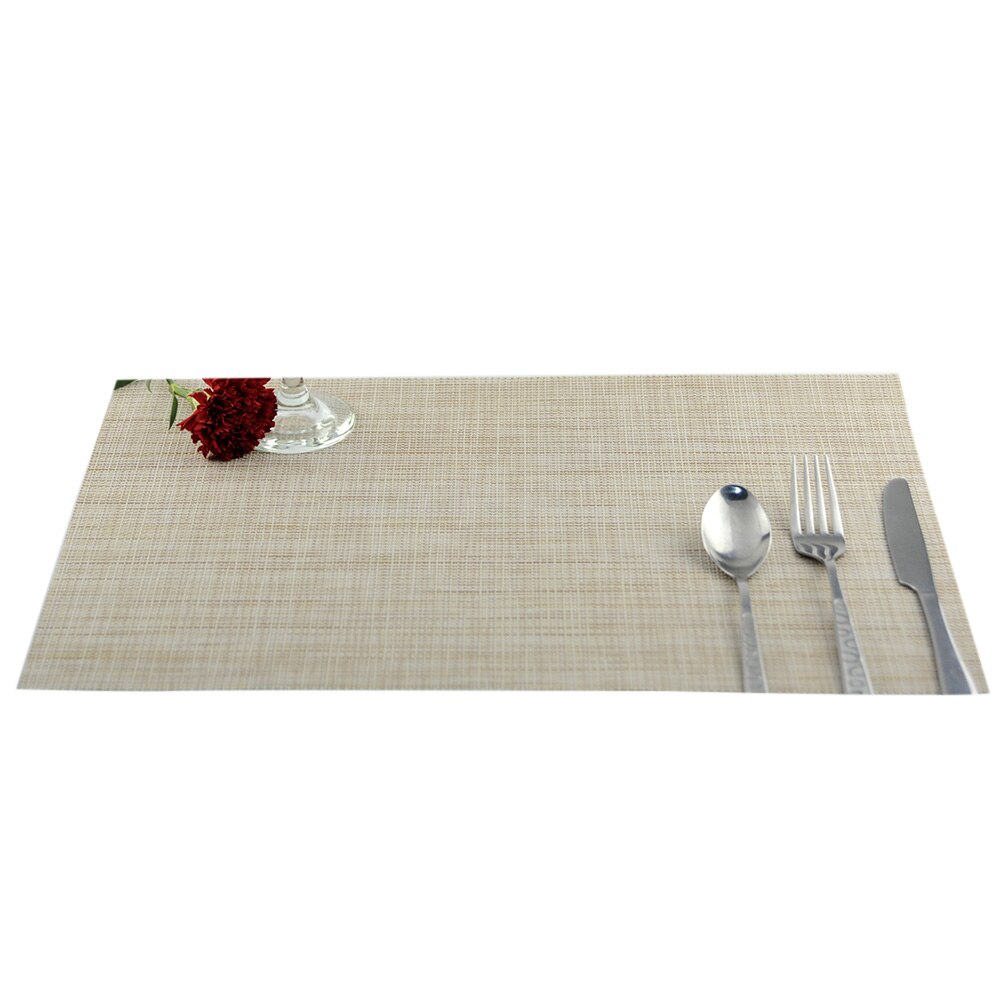 Tapete aislante para mesa de PVC lavable, salvamanteles antideslizante, Occidental: Linen
