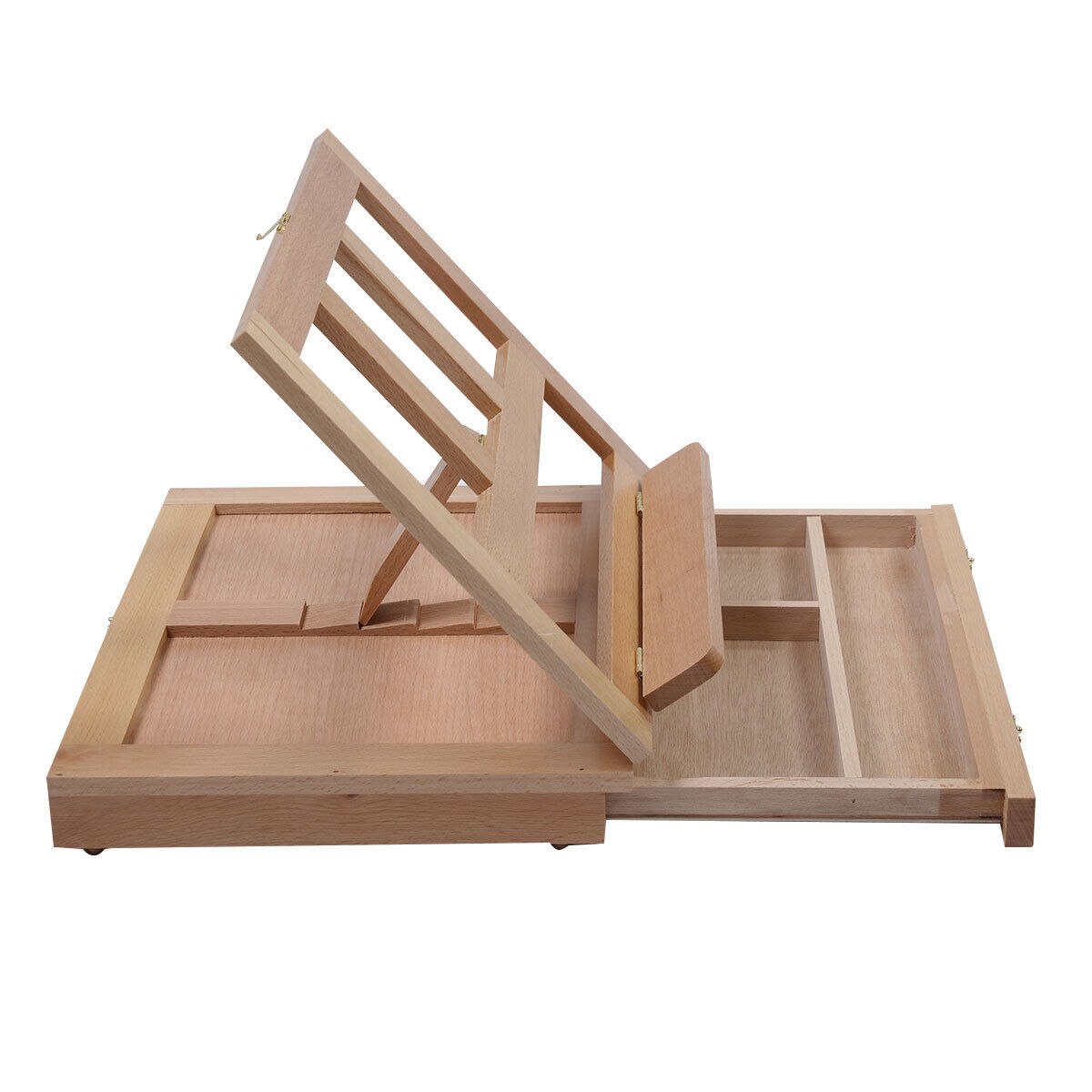 Folding&Portable Artist Desk Easel Wood Multi Positions Sketching Sketch Drawer